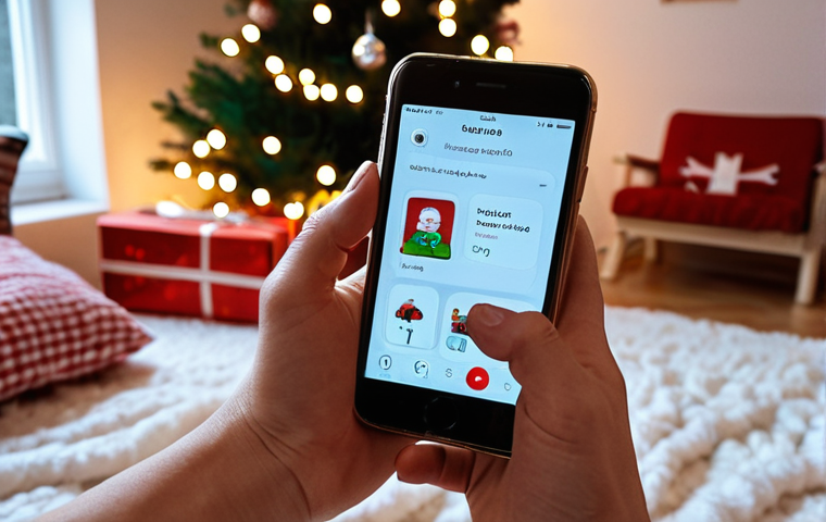 **

A cozy Swedish home interior on a snowy winter day. A person is frustratedly holding a smartphone displaying a Lineage2M synchronization error. In the background, a Christmas tree with twinkling lights is visible, highlighting the contrast between the holiday spirit and the tech frustration. Focus on warm, inviting colors for the interior and a slightly annoyed expression on the person's face. The phone screen should be clear enough to subtly show the game's logo.

**